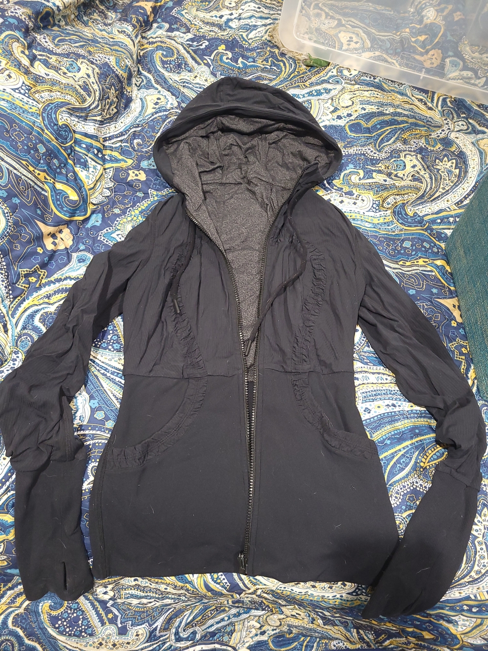 Reversable Lululemon Dance Lightweight Women's Hooded Jacket - Black